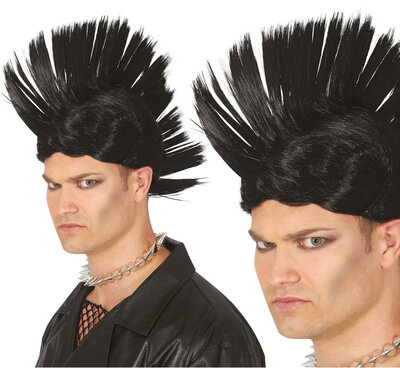 Pánska punková parochňa/chiro, čierna