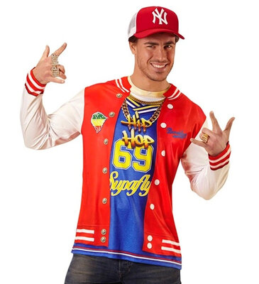 Pánske tričko, potlač hip hopper