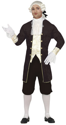 Pánsky kostým markíza, hnedý