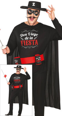 Pánsky párty kostým, Zorro