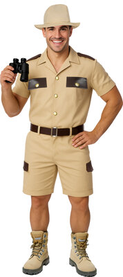 Pánsky safari kostým s klobúkom