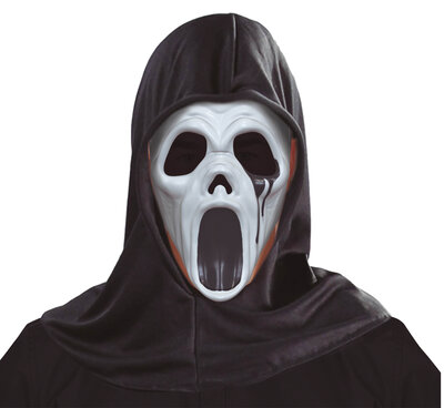 Plastová maska Scream s kuklou