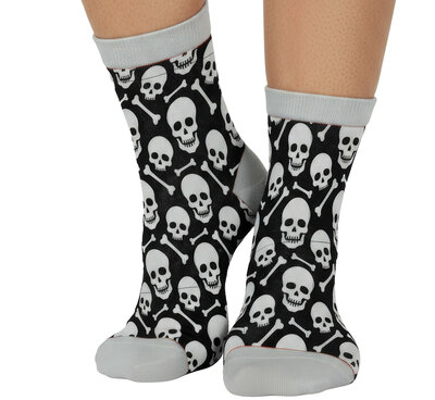 Ponožky s motívom lebky