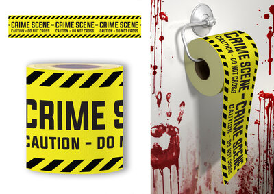 Toaletný papier s nápisom na mieste činu, 30 m