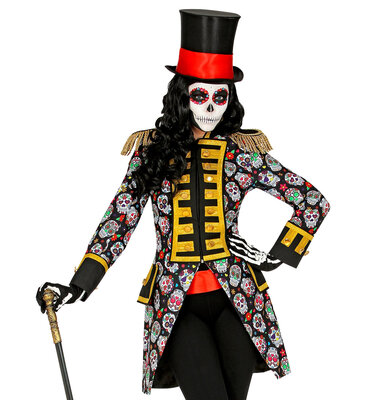 Dámsky kabát Dia De Los Muertos