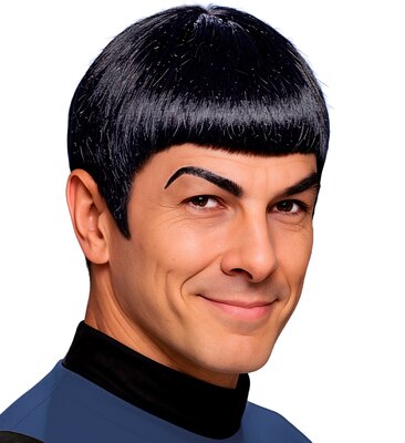 Pánska parochňa Spock, Star Trek