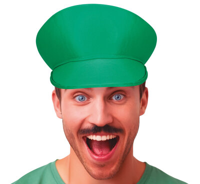 Zelená čiapka Luigi