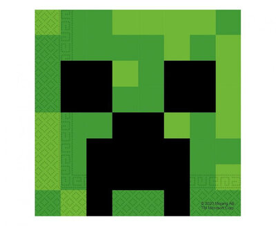 Papierové obrúsky Minecraft, 33 x 33 cm, 20 ks