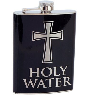 Fľaštička s nápisom „Holy Water“ pre kňazov a mníšky