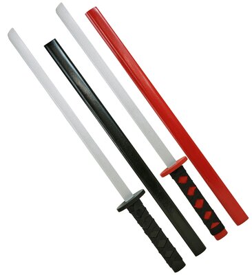 Sada 2 katan pre ninjov s drevenými pošvami, 72 cm