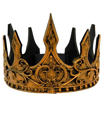Zlatá historická kráľovská koruna