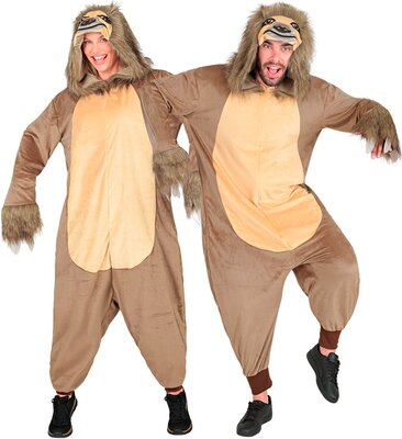 Unisex plyšový kostým lenochoda