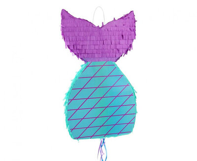 Piñata v tvare morskej panny, 30 x 7,5 x 49,5 cm